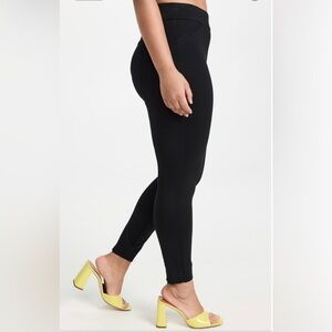 SPANX Women's Backseam Skinny Pants Black Ankle-Length Size M Slim-Fit